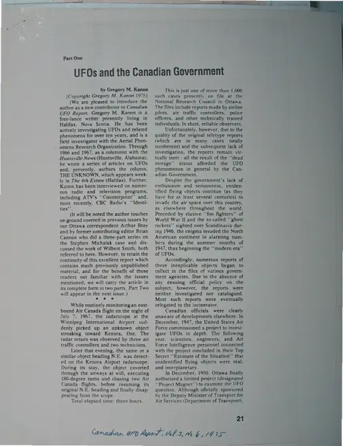 First page of Wilbert Smith Archives Files Box 1130 18 1130-18-p064