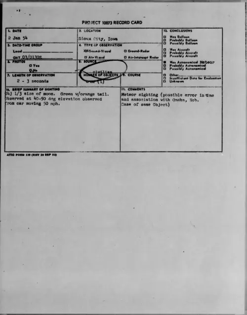First page of 1954.01 - 6779430 - Sioux City, Iowa
