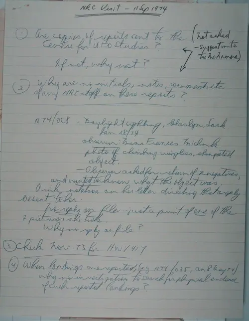 First page of Wilbert Smith Archives Files Box 1131 06 1131-06-p037