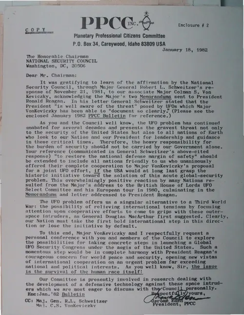 First page of Wilbert Smith Archives Files Box 1130 21 1130-21-p045