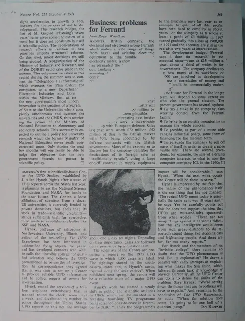 First page of Wilbert Smith Archives Files Box 1130 10 1130-10-p169