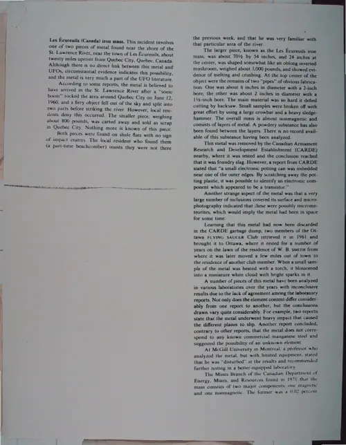 First page of Wilbert Smith Archives Files Box 1131 19 1131-19-p014