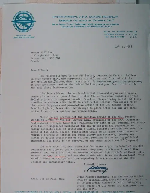 First page of Wilbert Smith Archives Files Box 1130 21 1130-21-p050
