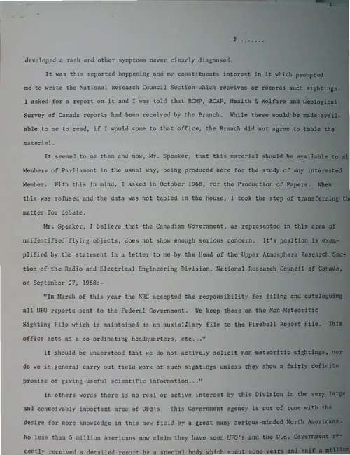 First page of Wilbert Smith Archives Files Box 1130 19 1130-19-p013