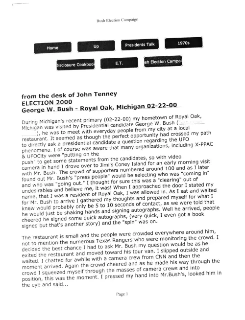 First page of George W. Bush George W. Bush 4