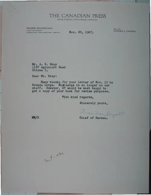 First page of Wilbert Smith Archives Files Box 1131 07 1131-07-p072