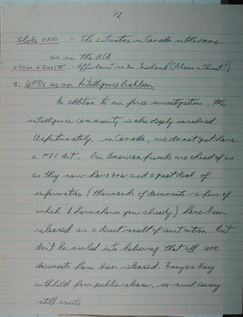 First page of Wilbert Smith Archives Files Box 1130 03 1130-03-p014