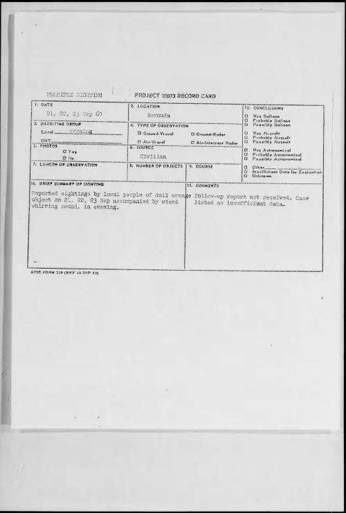 First page of 1960.09 - 8230422 - Bermuda