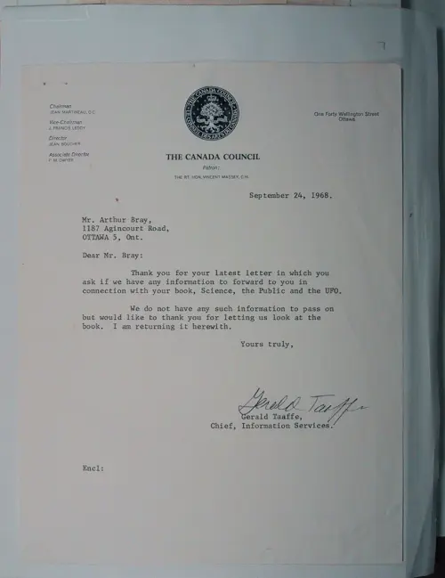 First page of Wilbert Smith Archives Files Box 1130 18 1130-18-p097