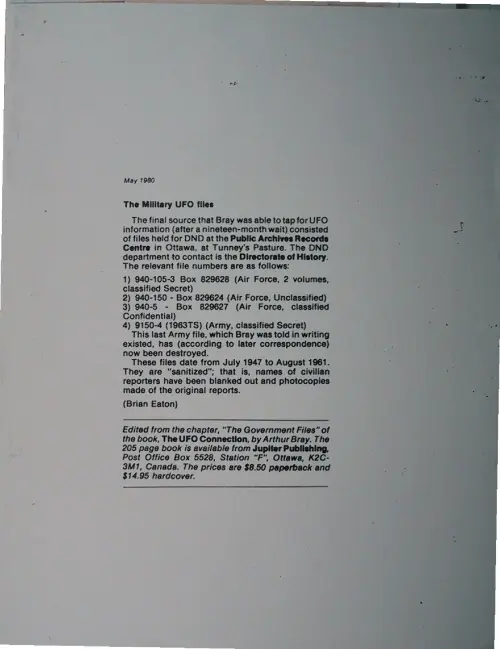 First page of Wilbert Smith Archives Files Box 1130 18 1130-18-p019