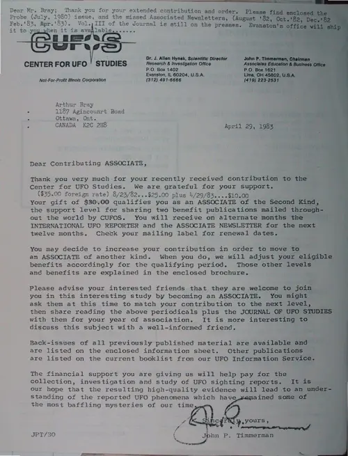 First page of Wilbert Smith Archives Files Box 1130 10 1130-10-p042