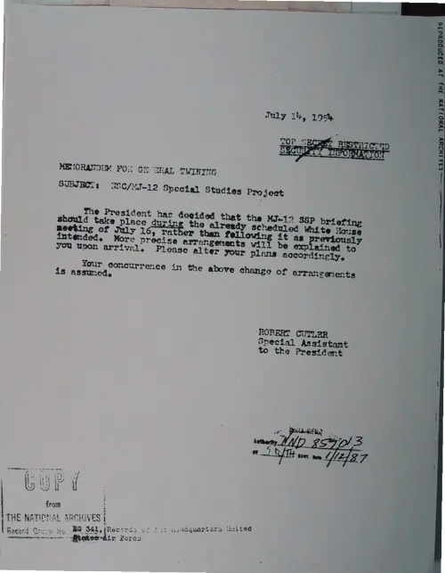 First page of Wilbert Smith Archives Files Box 1131 02 1131-02-p203