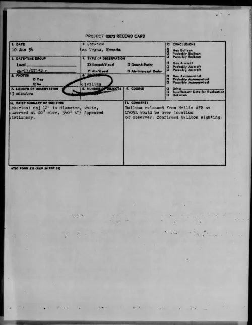 First page of 1954.01 - 6779560 - Las Vegas, Nevada