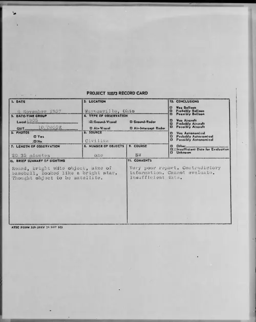 First page of 1957.11 - 6782269 - Waynesville, Ohio