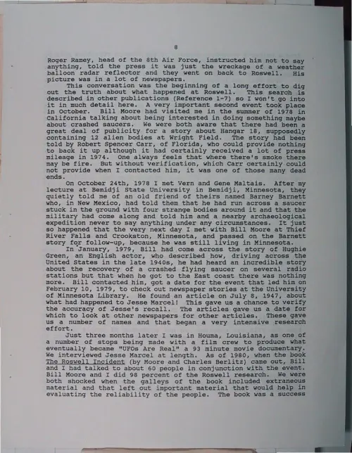 First page of Wilbert Smith Archives Files Box 1131 03 1131-03-p053