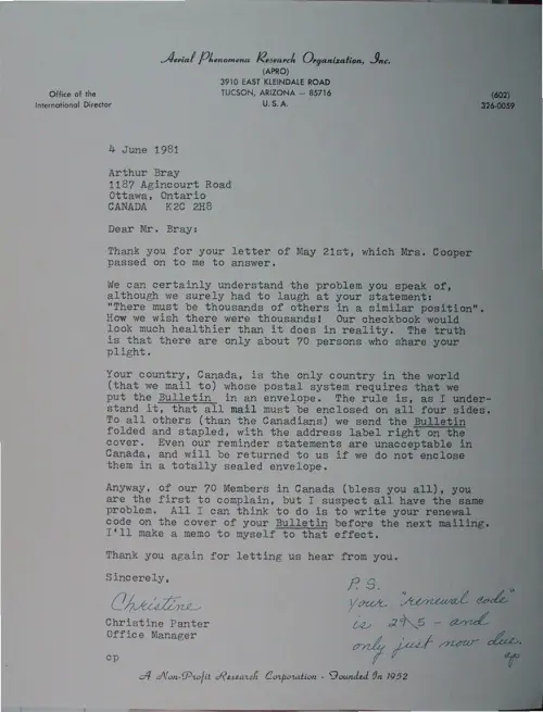 First page of Wilbert Smith Archives Files Box 1130 05 1130-05-p012