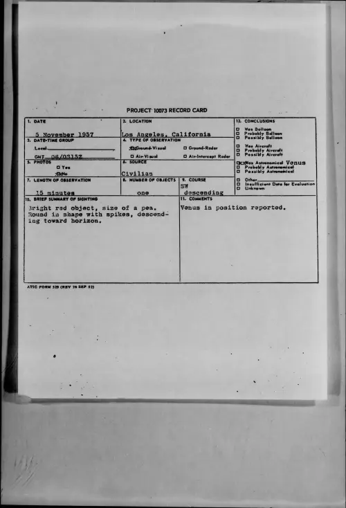 First page of 1957.11 - 7232379 - Los Angeles, California