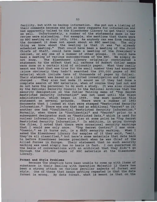 First page of Wilbert Smith Archives Files Box 1131 03 1131-03-p098