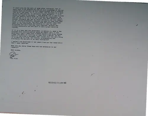 First page of Wilbert Smith Archives Files Box 1131 02 1131-02-p031