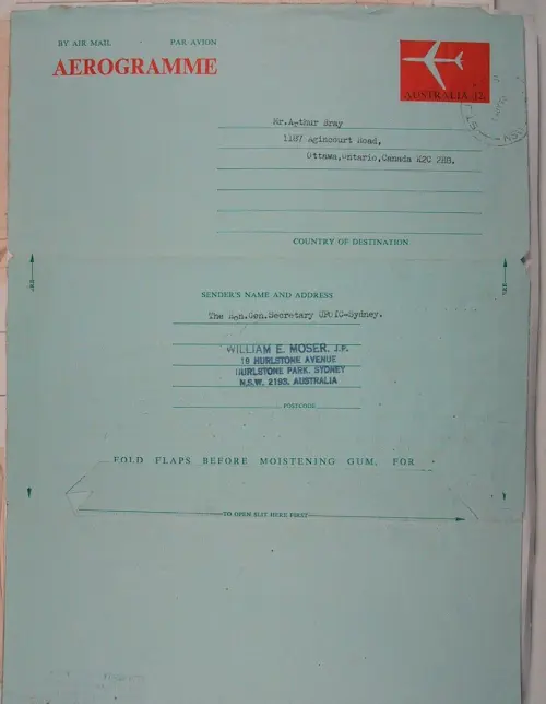 First page of Wilbert Smith Archives Files Box 1131 04 1131-04-p003