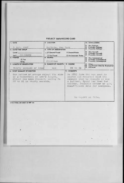 First page of 1957.07 - 6960783 - Buffalo, New York