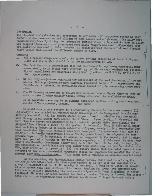 First page of Wilbert Smith Archives Files Box 1131 19 1131-19-p188