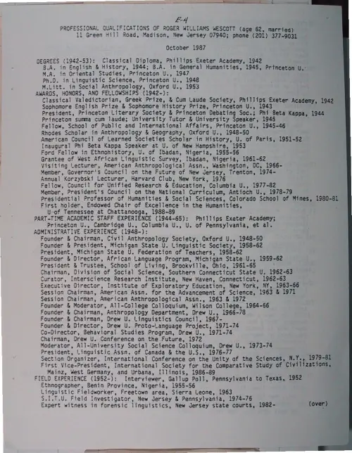 First page of Wilbert Smith Archives Files Box 1131 03 1131-03-p137