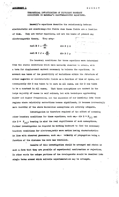 First page of Canada Maxwell-s Equations Secret