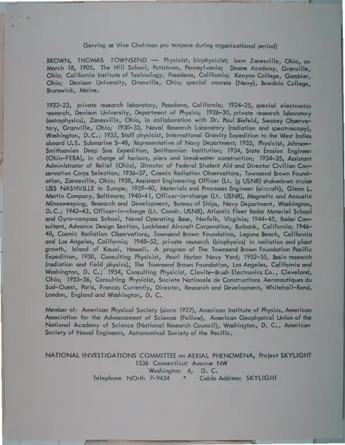 First page of Wilbert Smith Archives Files Box 1131 08 1131-08-p053