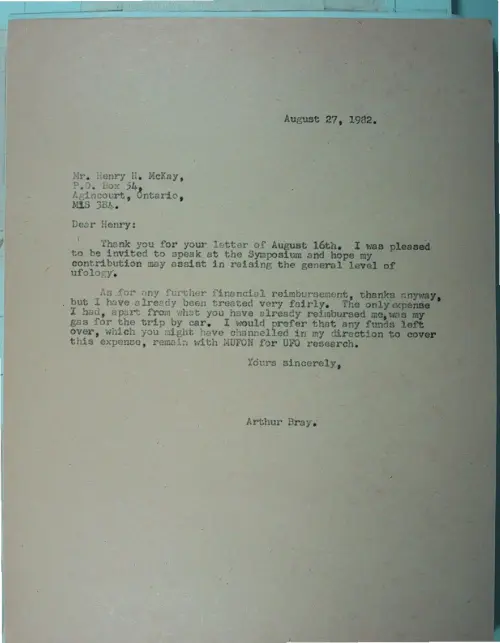 First page of Wilbert Smith Archives Files Box 1131 01 1131-01-p005
