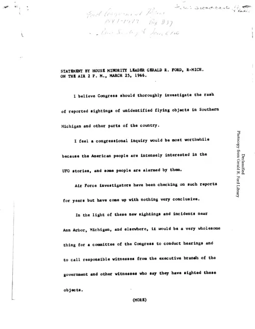First page of Ford Ford Library 2