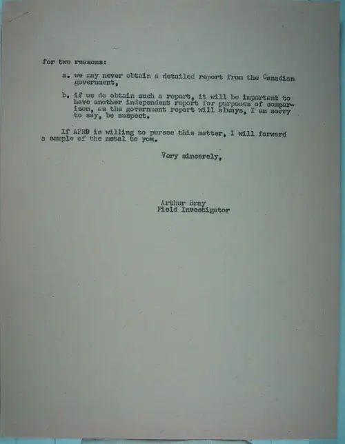 First page of Wilbert Smith Archives Files Box 1131 19 1131-19-p116