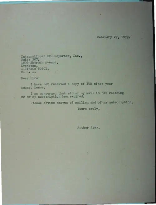 First page of Wilbert Smith Archives Files Box 1130 10 1130-10-p093