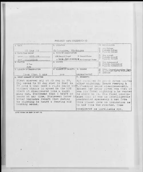 First page of 1958.03 - 6964252 - Kalamazoo, Michigan