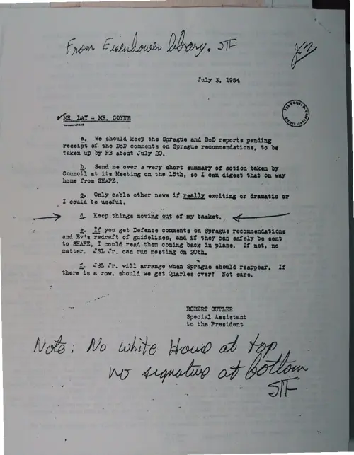 First page of Wilbert Smith Archives Files Box 1131 02 1131-02-p159