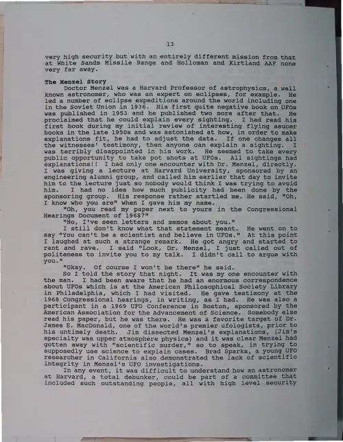 First page of Wilbert Smith Archives Files Box 1131 03 1131-03-p058