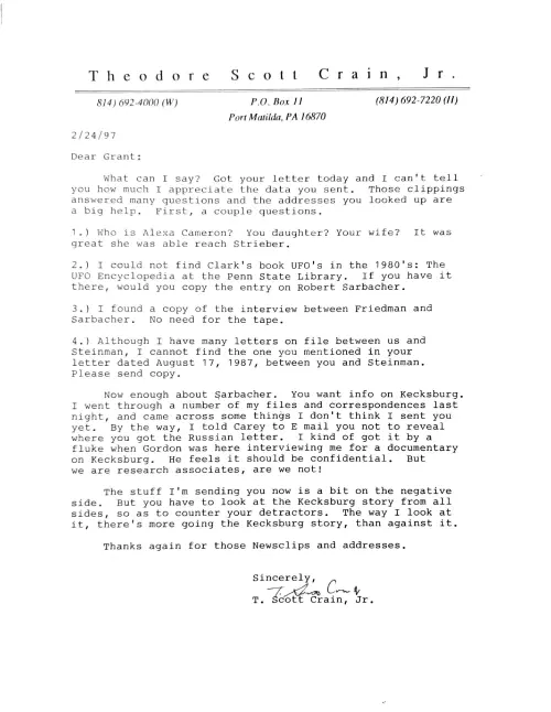 First page of Canada Robert Sarbacher 1