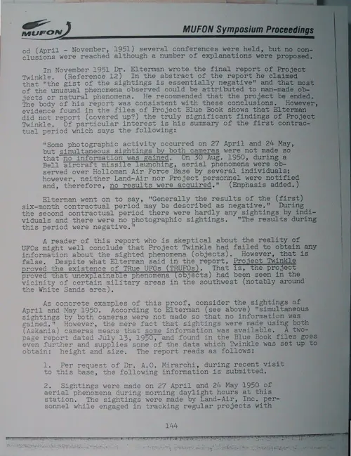 First page of Wilbert Smith Archives Files Box 1130 16 1130-16-p002