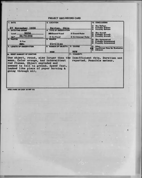 First page of 1956.11 - 7074328 - Dayton, Ohio