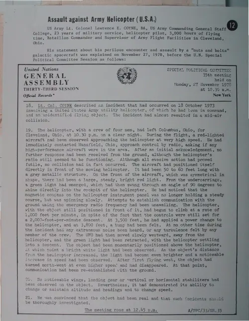First page of Wilbert Smith Archives Files Box 1130 21 1130-21-p096