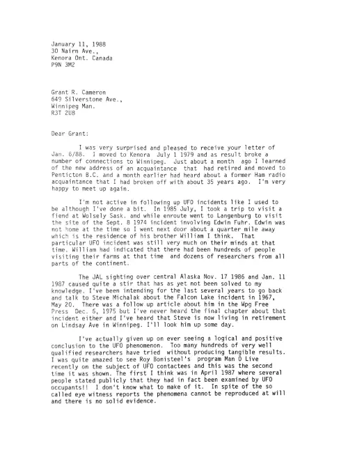 First page of Eisenhower U-2 Crash