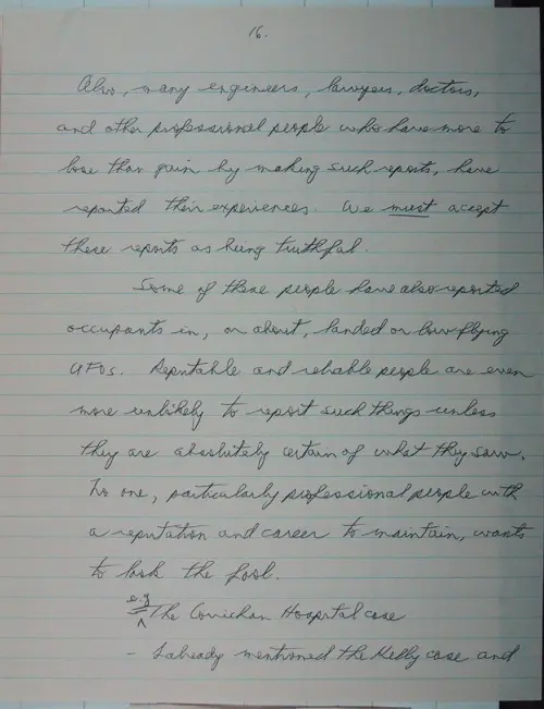 First page of Wilbert Smith Archives Files Box 1130 03 1130-03-p019
