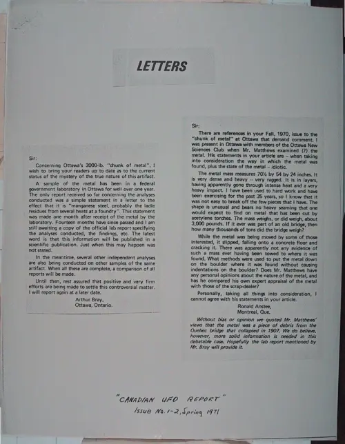 First page of Wilbert Smith Archives Files Box 1131 19 1131-19-p092