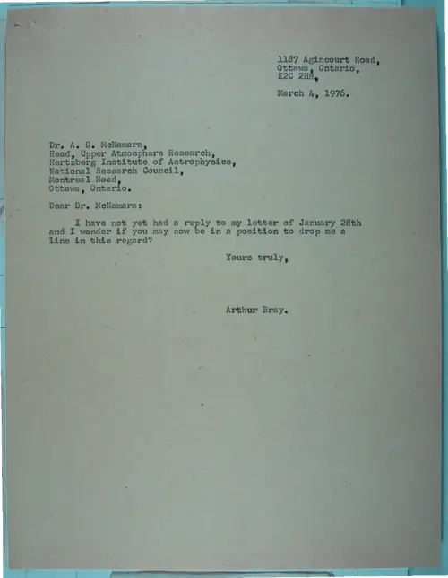 First page of Wilbert Smith Archives Files Box 1131 06 1131-06-p035