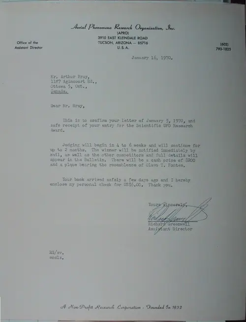 First page of Wilbert Smith Archives Files Box 1130 05 1130-05-p046