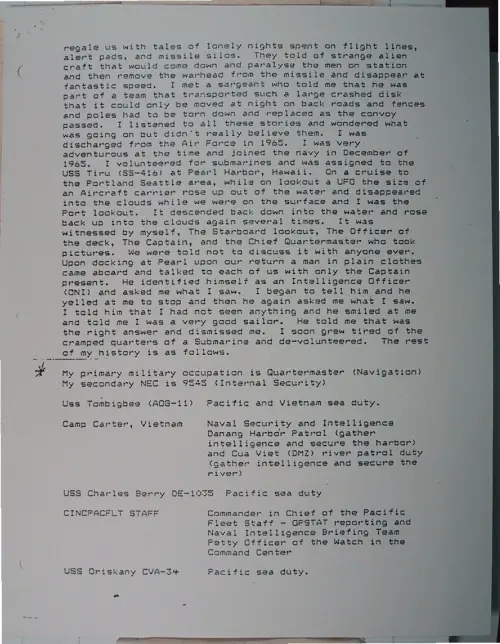 First page of Wilbert Smith Archives Files Box 1131 03 1131-03-p206