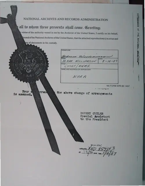 First page of Wilbert Smith Archives Files Box 1131 02 1131-02-p144