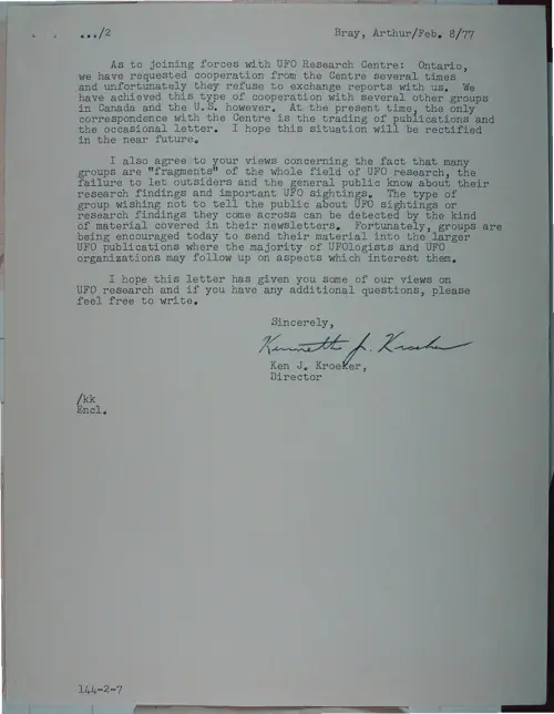 First page of Wilbert Smith Archives Files Box 1131 12 1131-12-p008