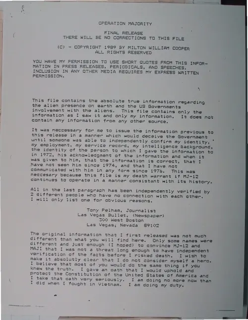 First page of Wilbert Smith Archives Files Box 1131 03 1131-03-p195