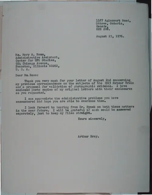 First page of Wilbert Smith Archives Files Box 1131 17 1131-17-p017